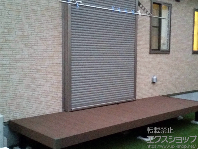 静岡県御殿場市ののウッドデッキ リウッドデッキ 200 施工例