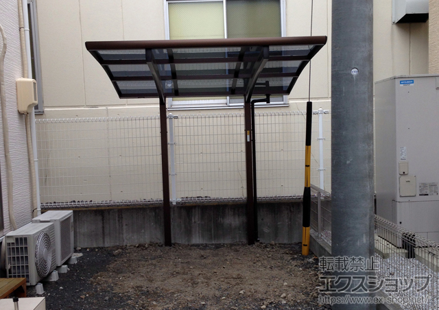 静岡県静岡市ののサイクルポート・駐輪場 プレシオスポート ミニ 積雪〜20cm対応 施工例