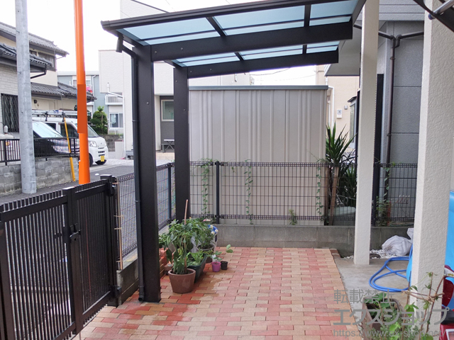 東京都あきる野市ののサイクルポート・駐輪場 エフルージュグランミニ 積雪〜20cm対応 施工例