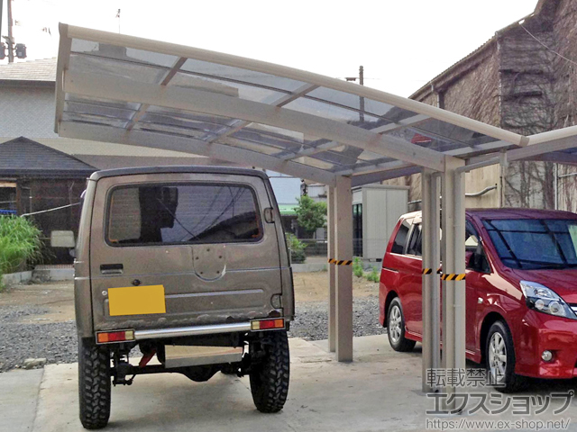 福岡県中間市ののカーポート プレシオスポート　積雪〜20cm対応 施工例