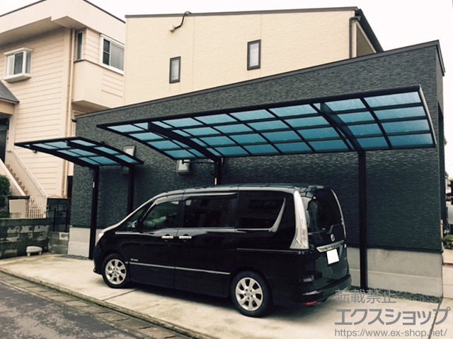 福岡県筑紫郡那珂川町ののカーポート レイナポートグラン　積雪〜20cm対応 施工例