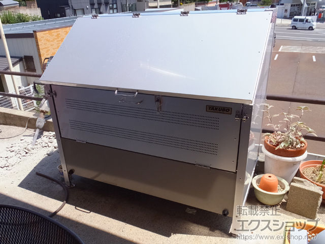 山形県酒田市ののゴミステーション クリーンキーパー CK-G1207 施工例