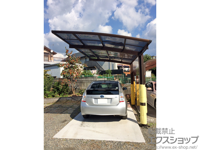 静岡県富士市ののカーポート レイナポートグラン 積雪〜20cm対応 施工例