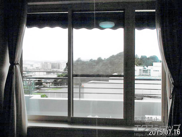 神奈川県横浜市のの二重窓（内窓） ｲﾝﾌﾟﾗｽ　ﾀﾞｽﾄﾊﾞﾘｱ仕様 引違い窓 2枚建+ｲﾝﾌﾟﾗｽ　ﾀﾞｽﾄﾊﾞﾘｱ仕様FIX窓 ※連窓仕様 施工例