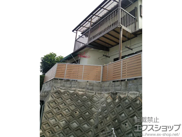 �ޗǌ��ޗǎs��LIXIL ���N�V��(�V���y)�̃t�F���X�E��E�� �Z���r���[�t�F���XRP3�^ �����p�l�� ���ݒ����{�݂艺���������� �W�� 2�{�� �{�H��