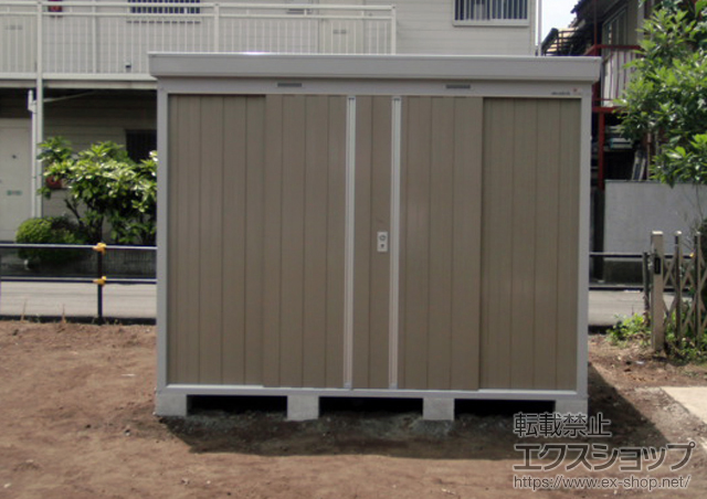東京都小平市のの物置・屋外倉庫 ネクスタ 一般型（NXN-70S　MB） 施工例