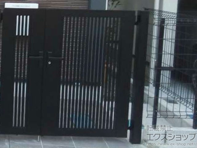 東京都大田区ののフェンス・柵 ハイグリッドフェンスUF8型 フリーポールタイプ 施工例