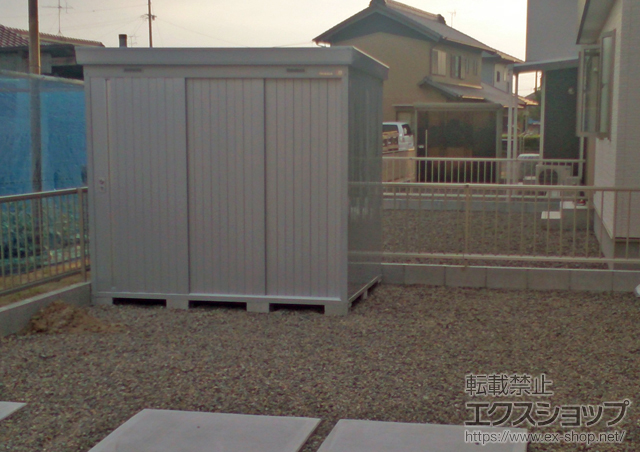 岐阜県各務原市のの物置・屋外倉庫 ネクスタ 一般型(NXN-40S) 施工例