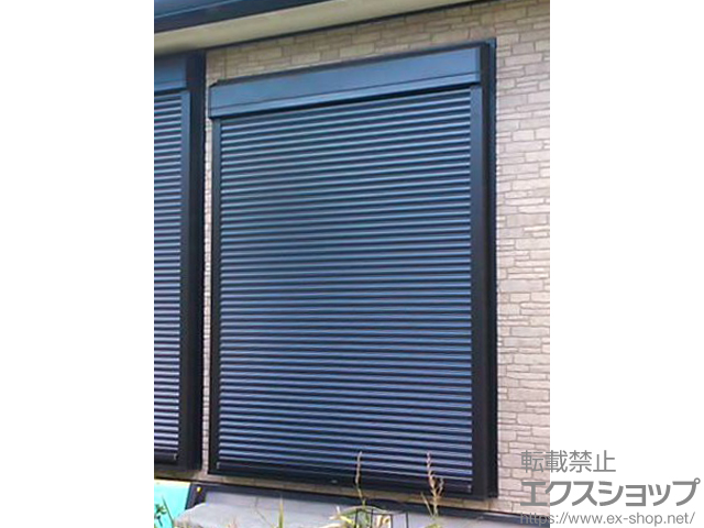 愛知県安城市のLIXIL リクシル（トステム）の窓シャッター リフォームシャッター イタリヤ 手動式 施工例