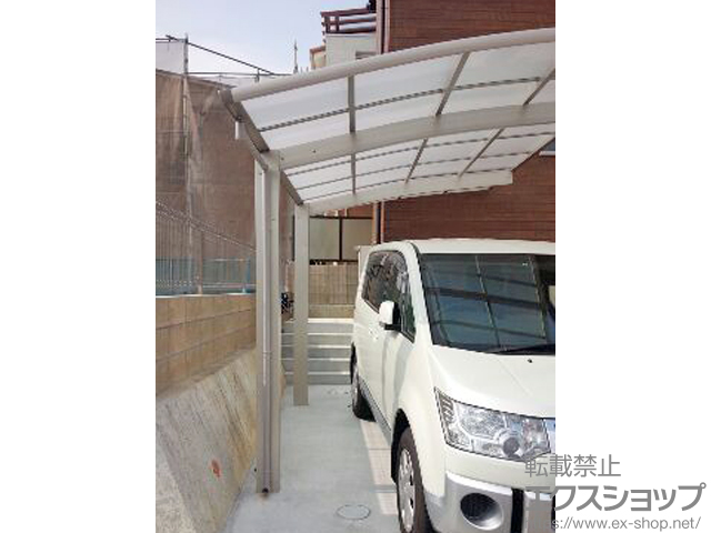 兵庫県明石市ののカーポート プレシオスポート 積雪〜20cm対応 施工例