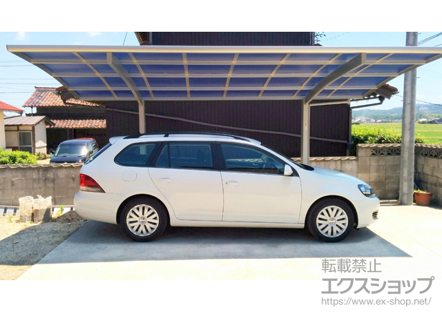 島根県出雲市ののカーポート レイナポートグラン　積雪〜20cm対応 施工例