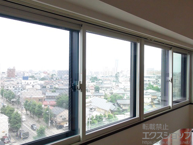 石川県金沢市のの二重窓（内窓） インプラス ダストバリア仕様 引違い窓 変則2枚建 施工例