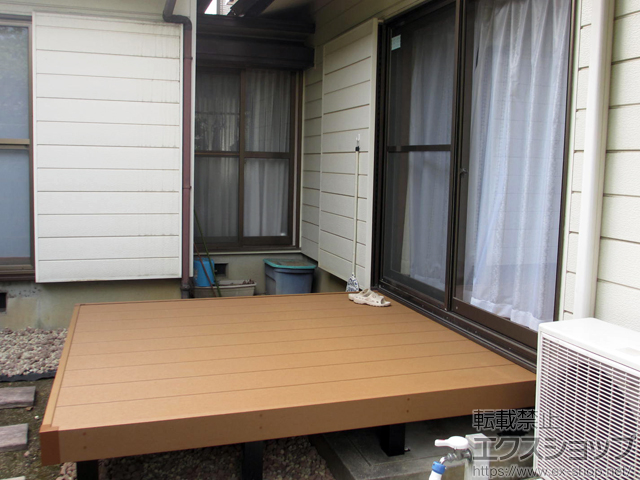 大阪府河内長野市ののウッドデッキ リウッドデッキ 200 施工例