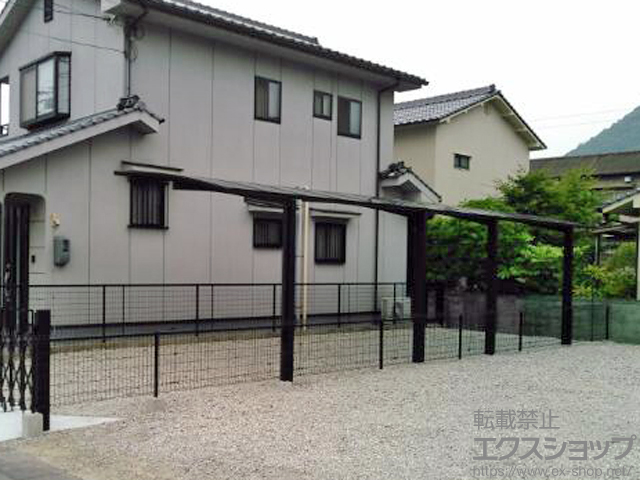 広島県三原市ののフェンス・柵 メッシュフェンス G10-R 施工例