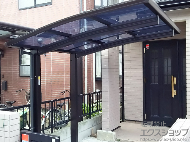 広島県安芸郡府中町ののサイクルポート・駐輪場 プレシオスポート ミニ 積雪〜20cm対応 施工例