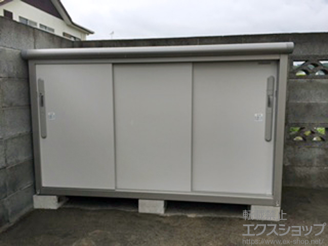 神奈川県鎌倉市のの物置・屋外倉庫 エスモ 一般型（ESD-1807YGL　PW） 施工例