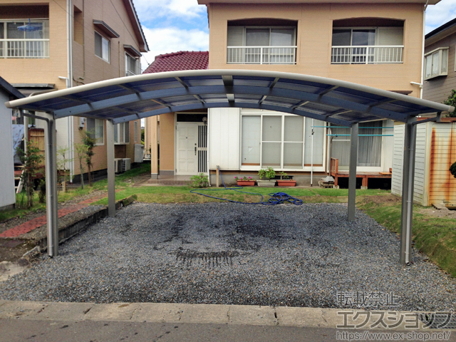 宮崎県都城市ののカーポート レイナツインポートグラン　積雪〜20cm対応 施工例