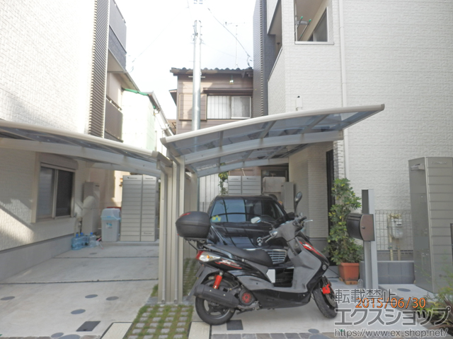 東京都大田区ののカーポート プレシオスポート 積雪〜20cm対応 施工例