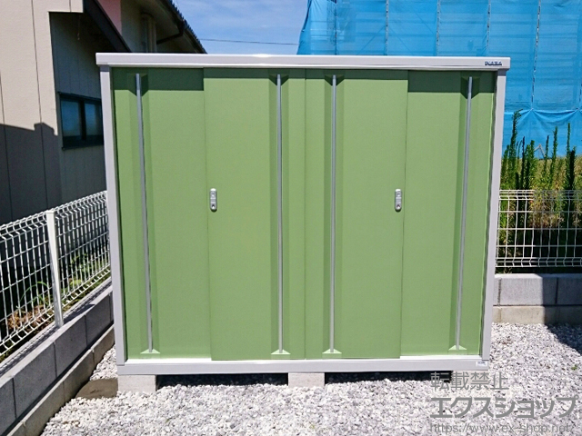 神奈川県平塚市のの物置・屋外倉庫 シンプリー 一般型(ＭＪＸ-199ＤP LG) 施工例