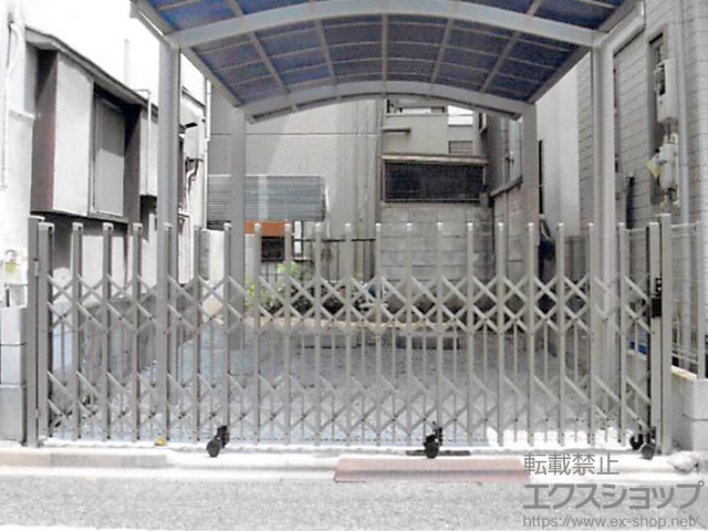 東京都文京区ののカーゲート トリップゲート ペットガード型 ノンレール 片開き 37S 施工例