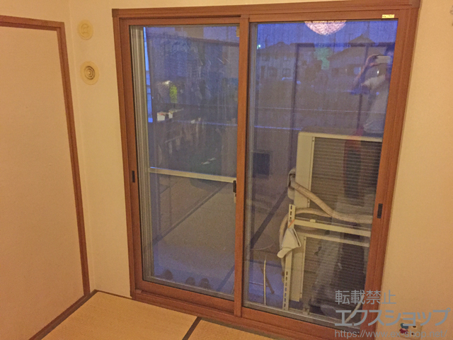 埼玉県三郷市のの二重窓（内窓） インプラス ダストバリア仕様 引違い窓 2枚建 施工例