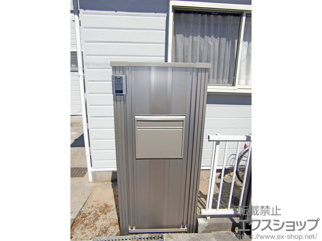 神奈川県大和市のの機能門柱・ポスト アーキモダン ファンクション P3R型 施工例