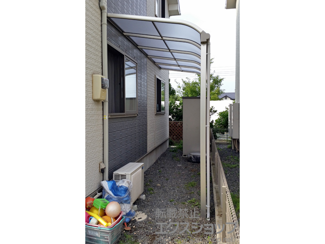 埼玉県深谷市ののテラス屋根 ヴェクターテラス R型 テラスタイプ 単体 積雪〜20cm対応 施工例