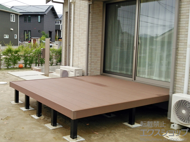 宮城県仙台市ののウッドデッキ リウッドデッキ 200 施工例