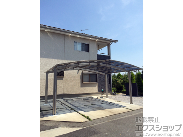 埼玉県熊谷市ののカーポート プレシオスポート M合掌 積雪〜20cm対応 施工例