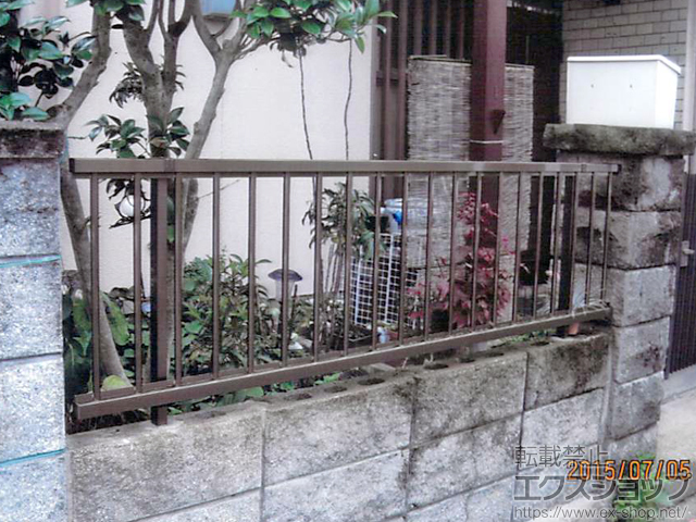 福岡県福岡市ののフェンス・柵 ハイサモア フリーポールタイプ 施工例