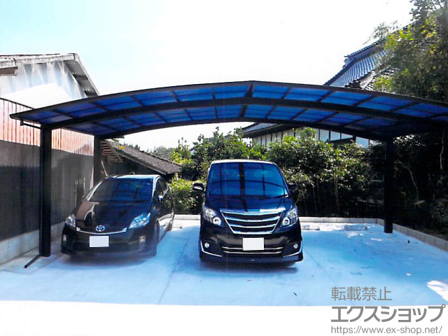 福岡県京都郡みやこ町ののカーポート レイナトリプルポートグラン　積雪〜20cm対応 施工例