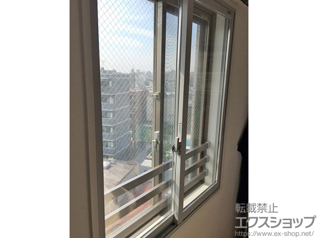 東京都荒川区のの二重窓（内窓） インプラス ダストバリア仕様 引違い窓 2枚建 施工例