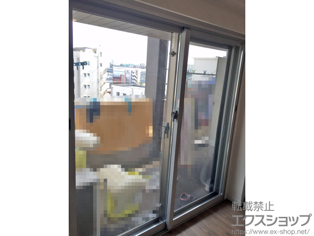 東京都荒川区のの二重窓（内窓） インプラス ダストバリア仕様 引違い窓 2枚建 施工例