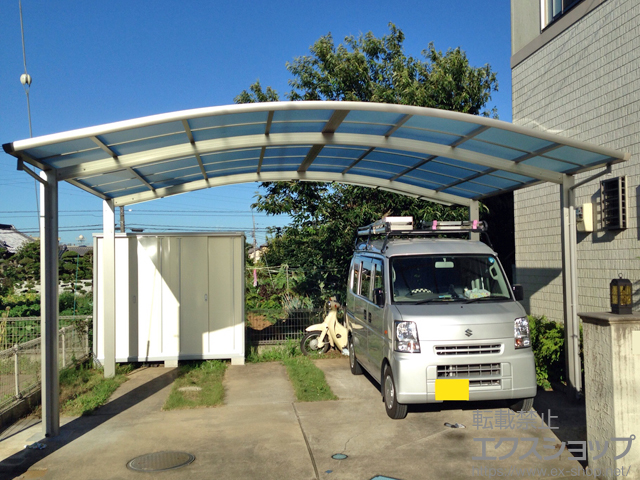 千葉県柏市ののカーポート レイナツインポートグラン　積雪〜20cm対応 施工例