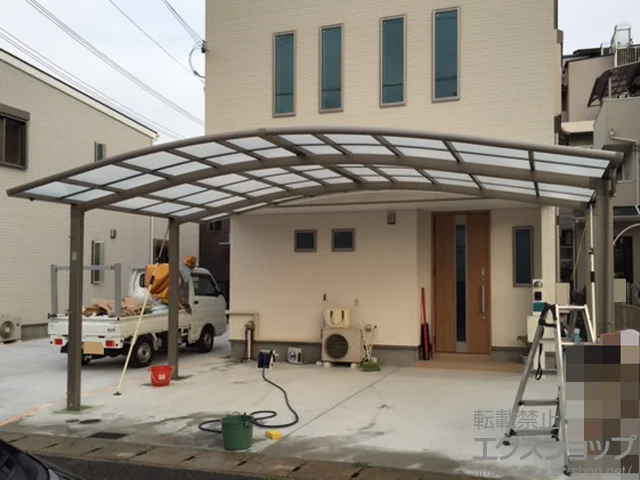 ���Ɍ��_�ˎs��LIXIL ���N�V���i�g�X�e���j�̃J�[�|�[�g �J�[�u�|�[�g�V�O�}III ���C�h �ϐ�`20cm�Ή� �{�H��