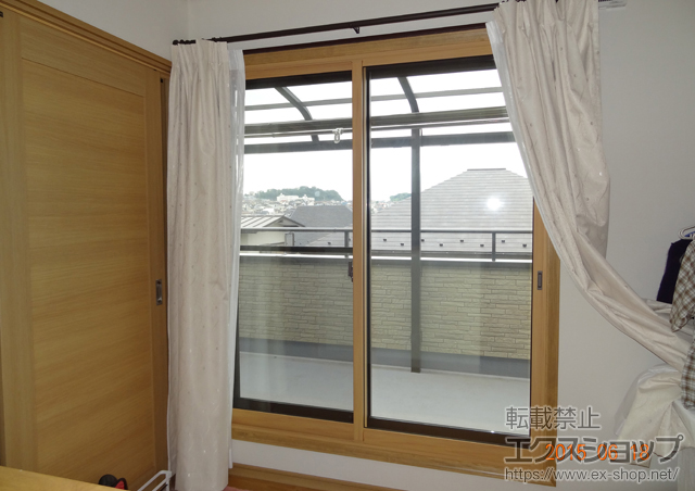 神奈川県横浜市のの二重窓（内窓） インプラス ダストバリア仕様 引違い窓 2枚建 施工例