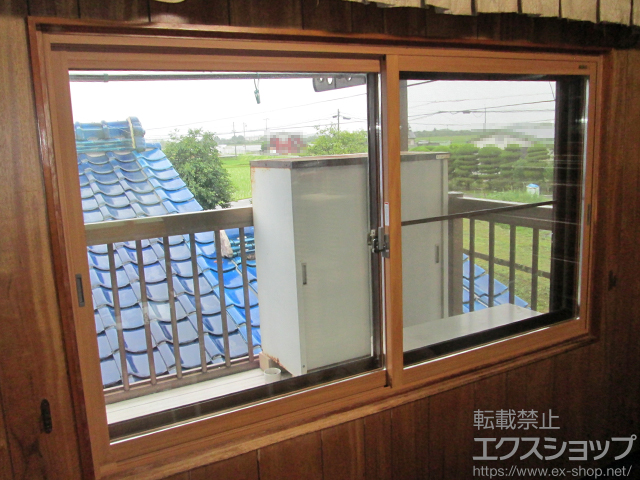 兵庫県加西市のの二重窓（内窓） インプラス ダストバリア仕様 引違い窓 2枚建 施工例