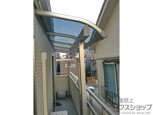 東京都江東区ののバルコニー・ベランダ屋根 ヴェクターテラス R型 屋根タイプ 単体 積雪〜20cm対応 施工例
