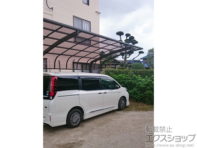 福岡県福岡市のLIXIL リクシル（トステム）のカーポート テールポートシグマIII 積雪〜20cm対応 施工例