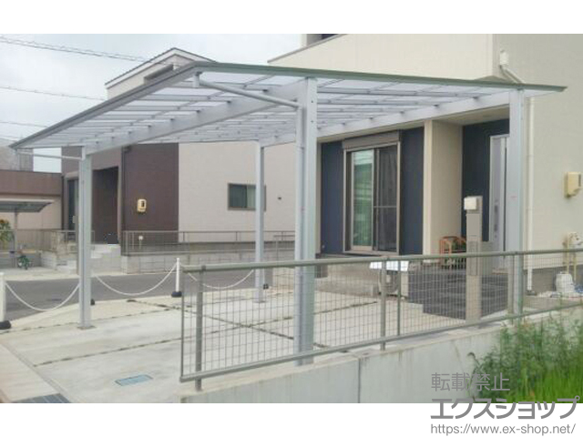 愛知県あま市ののカーポート アーキデュオ ワイド 積雪〜20cm対応 施工例