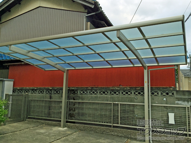 愛知県江南市ののカーポート レイナポートグラン　積雪〜20cm対応 施工例