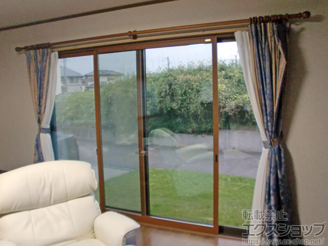 群馬県前橋市のの二重窓（内窓） インプラス ダストバリア仕様 引違い窓 2枚建 施工例