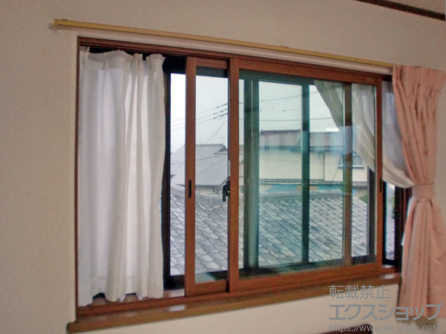 群馬県前橋市のの二重窓（内窓） インプラス ダストバリア仕様 引違い窓 2枚建 施工例