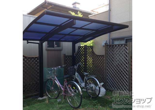 愛知県大府市ののサイクルポート・駐輪場 プレシオスポート ミニ 積雪〜20cm対応 施工例