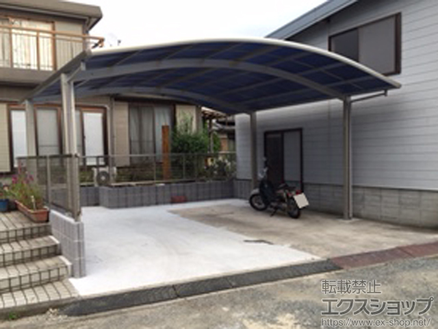 福岡県朝倉市ののカーポート レイナツインポートグラン　積雪〜20cm対応 施工例