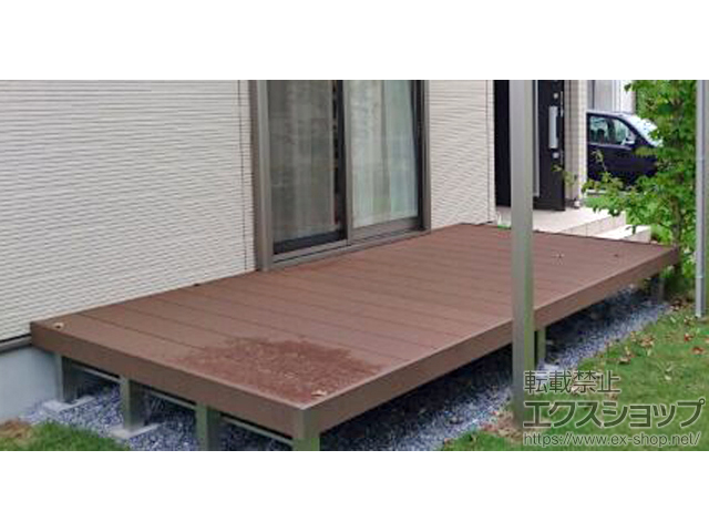 栃木県下野市ののウッドデッキ リウッドデッキ 200 施工例