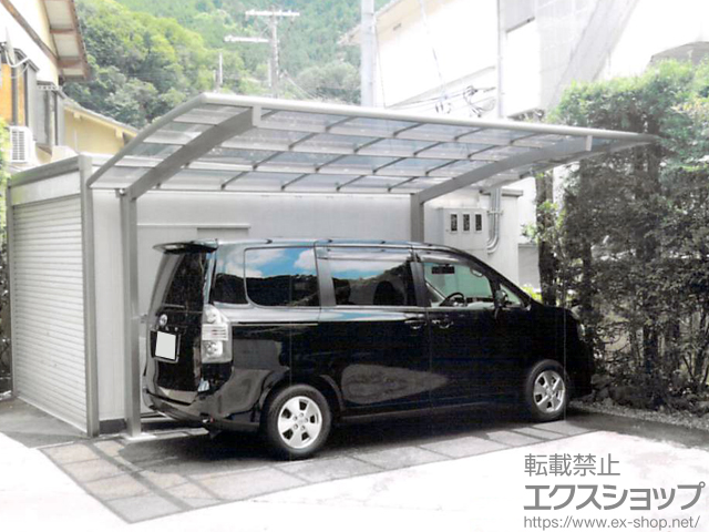 京都府京都市ののカーポート ネスカR (ラウンドスタイル) 積雪〜20cm対応 施工例