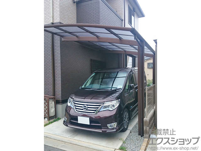 大阪府高槻市ののカーポート レイナポートグラン　積雪〜20cm対応 施工例