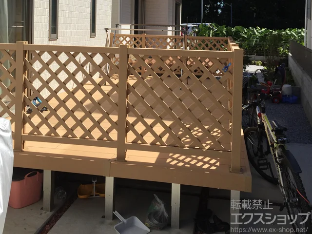 ��ʌ��������܎s��YKKAP�̃E�b�h�f�b�L ���E�b�h�f�b�L 200�{���E�b�h�X�e�b�v5�^ S�^�C�v(2�i)�{���E�b�h�f�b�L�t�F���X2�^�����`�X�i�q���{���E�b�h�f�b�L���2�^�����`�X�i�q�� �{�H��