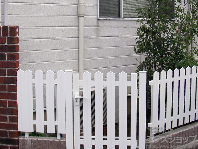 京都府長岡京市のの門扉 ララミー 2型 片開き 門柱タイプ 施工例